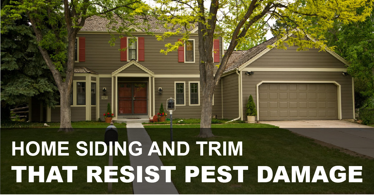 Home Siding and Trim that Resist Pest Damage