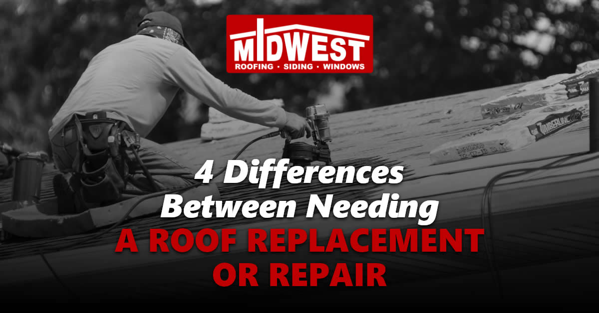 4 Differences Between Needing A Roof Replacement Or Repair